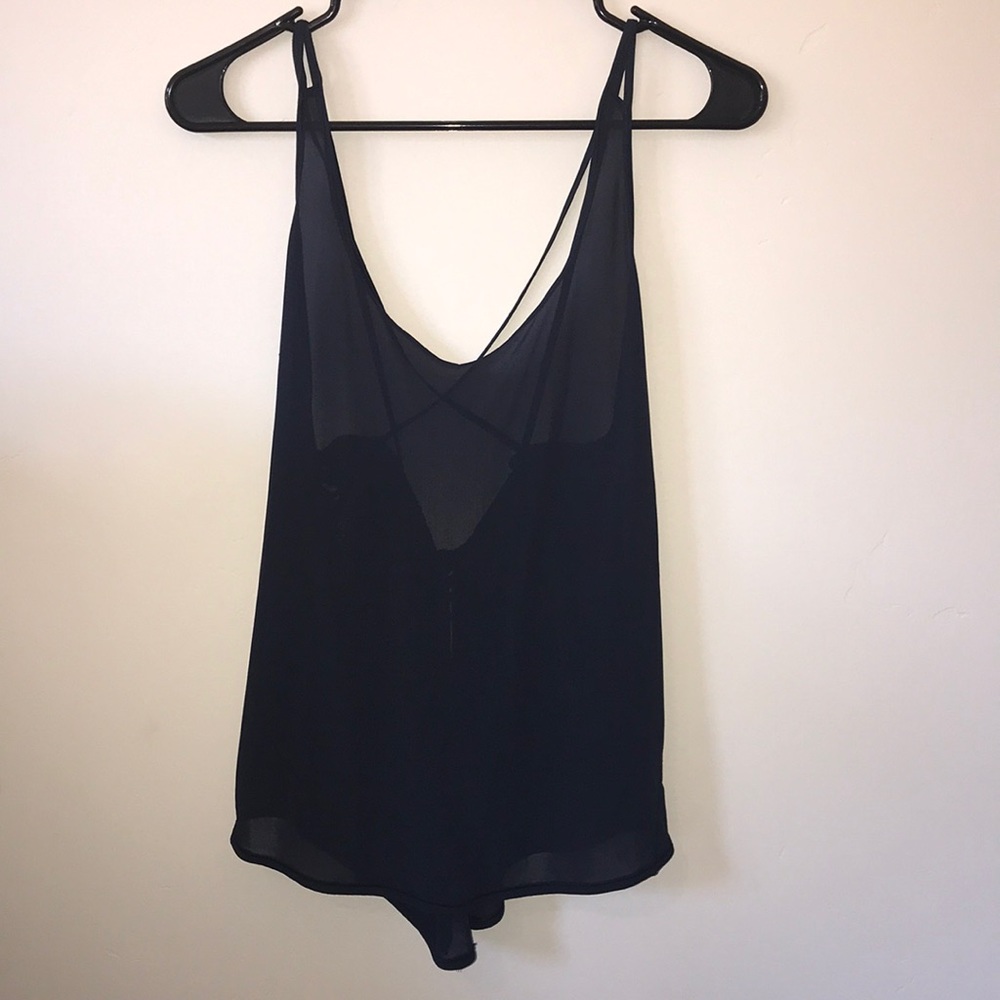 Lululemon “Such a Cinch” Mesh Blue Tank Size 8